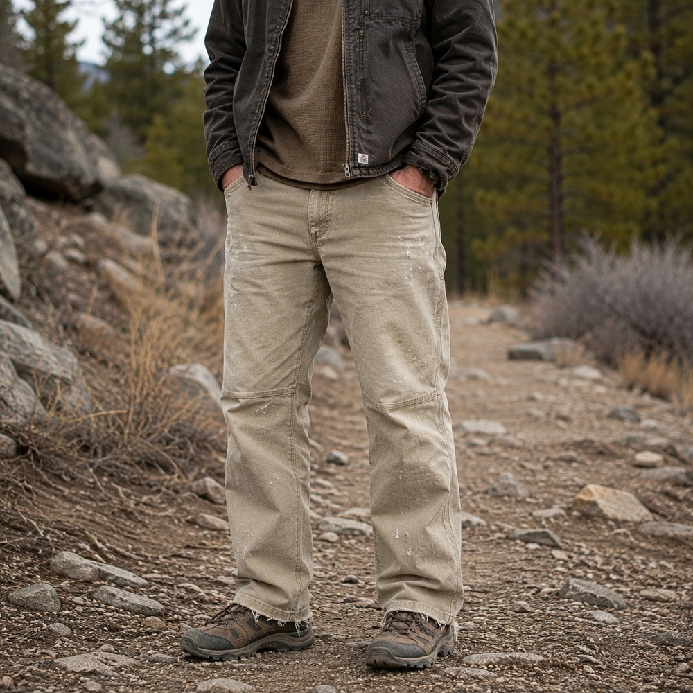 Kuhl Rydr Canvas Pants Articulated Distressed‎ Vintage Patina Dye Men's 38x30